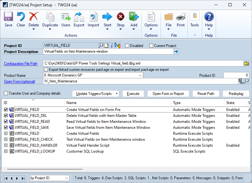 #GPPT Adding Virtual Fields to Item Maintenance – Winthrop Development ...